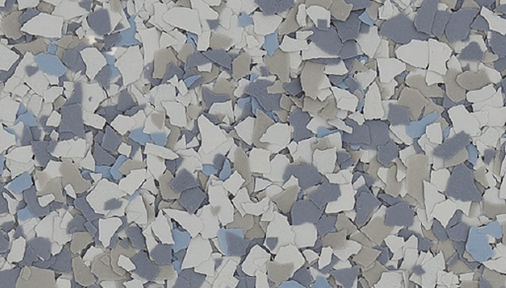 Tungsten epoxy flake blend